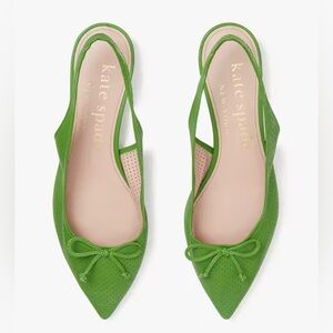 Kate Spade Veronica Perforated Leather Slingback Mules